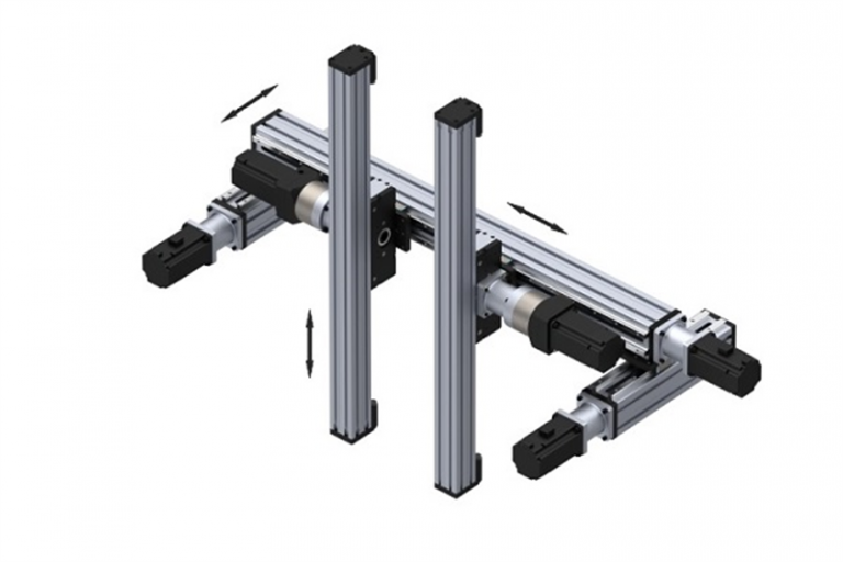 64X64 Linear Zahnriemen Platte Angetrieben-5