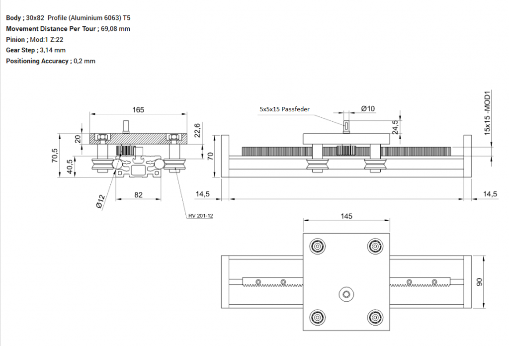 Ø12 BLOCK-ZAHNSTANGENMODUL-2